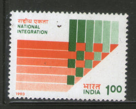 India 1993 National Integration Campaign 1v Phila-1379 MNH