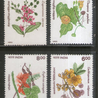 India 1993 Indian Flowering Trees 4v Phila-1385a MNH