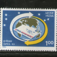 India 1993 INPEX 93 Calcutta 1v Phila-1394 MNH