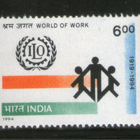 India 1994 Int'al Labour Organization ILO 1v Phila-1411 MNH