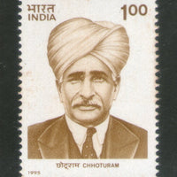 India 1995 Sir Chhoturam 1v Phila-1440 MNH