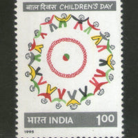 India 1995 National Children's Day 1v Phila-1467 MNH
