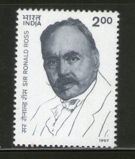 India 1997 Sir Ronald Ross Malaria Parasite Health Medical Phila-1556 1v MNH
