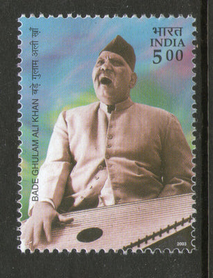 India 2003 Bade Gulam Ali Khan Singer Phila-1981 MNH