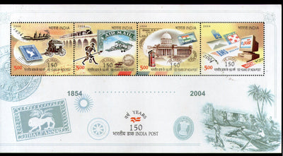 India 2004 150 Years of India Post Phila-2076 M/s MNH