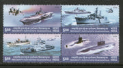 India 2006 President's Review Fleet Ship Se-tenant Phila-2170 MNH