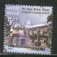 India 2006 St. Beed's College Shimla Phila-2176 / Sc 2144 MNH