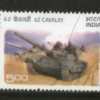 India 2006 Golden Jubilee of 62nd Cavalry Military Tank Phila-2182 / Sc 2150 MNH