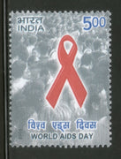 India 2006 World AIDS Day Health Diseases Phila-2228 MNH