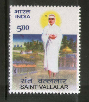 India 2007 Saint Vallalar Phila-2283 MNH