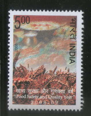 India 2008 Food Safety & Quality Year Phila-2398 MNH