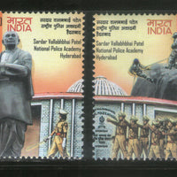 India 2008 Sardar Vallabhbhai Patel National Police Academy Hyderabad Phila-2412a MNH