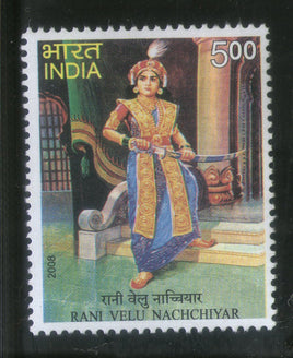 India 2008 Rani Velu Nachchiyar Phila-2434 MNH
