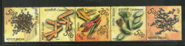 India 2009 Spices of India Herbal Medicine Phila-2465 Setenant MNH