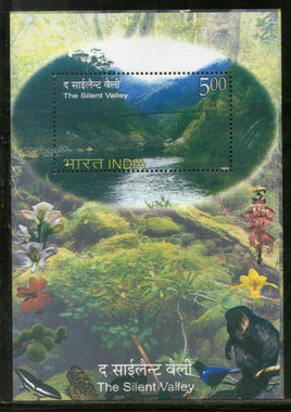 India 2009 Silent Valley Bridge Butterfly Bird Monkey Phila 2537 M/s MNH