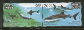 India 2009 Philippines Joints Issue Dolphin & Whale Marine Life Phila 2540 MNH