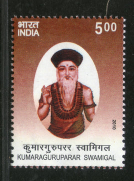 India 2010 Kumaraguruparar Swamigal Phila-2611  MNH