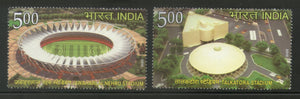 India 2010 Jawaharlal Nehru & Talkatora Stadium Phila 2619-20 MNH