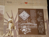 India 2011 INDIPEX-2011 Mahatma Gandhi Khadi Phila 2688 M/s with Folder MNH