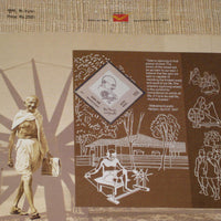 India 2011 INDIPEX-2011 Mahatma Gandhi Khadi Phila 2688 / Sc 2696 M/s with Folder MNH