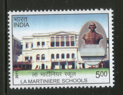 India 2011 La Martiniere Schools Calcutta Education Phila-2695 1v MNH