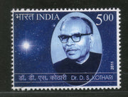 India 2011 Dr. D. S. Kothari Phila-2705  MNH