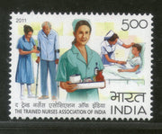 India 2011 The Trainted Nurses Accociation of India 1v MNH