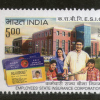 India 2012 Employees State Insurance Corporation 1v  MNH