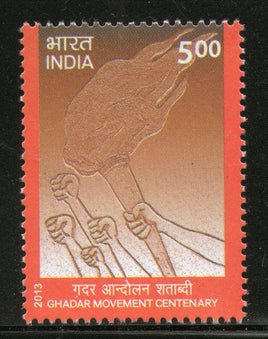 India 2013 Gadar Movement Centenary 1v MNH