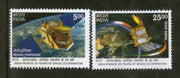 India 2015 Cooperation in Space India France Joints Issue Satellite 2v MNH