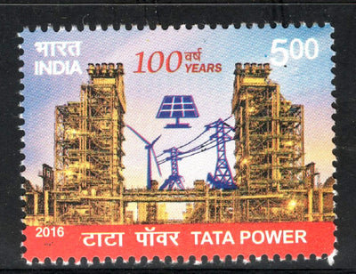 India 2016 Tata Power Solar Energy Electricity 1v MNH