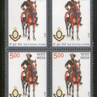 India 2017 The Poona Horse Military Costume BLK/4 MNH - Phil India Stamps