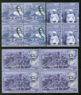 India 2017 Mahatma Gandhi Champaran Satyagraha Centenary Farmers BLK/4 MNH - Phil India Stamps