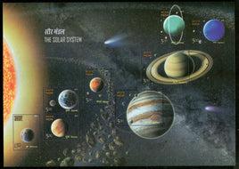 India 2018 The Solar System Space Science Mars Mercury Jupiter Venus Moon M/s MNH