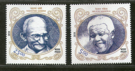 India 2018 South Africa Joints Issue Mahatma Gandhi Nelson Mandela 2v MNH