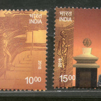 India 2018 National Police Memorial Museum 2v Set MNH