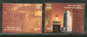 India 2018 National Police Memorial Museum 2v Set MNH