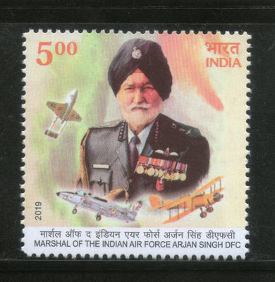 India 2019 Air Force Marshal Arjan Singh DFC Sikhism 1v MNH