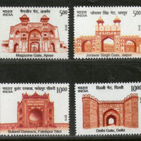 India 2019 Historical Gates of Indian Forts and Monuments Architecture 8v MNH