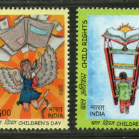 India 2019 Child Rights Children's Day Painting 2v MNH