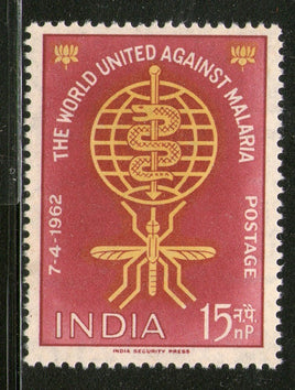India 1962 Malaria Eradication Health Phila-370 MNH