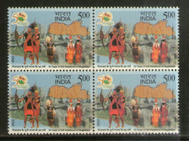Costume Meghalaya pour les 50 ans de l'indépendance de l'Inde en 2022, noir/4 pièces