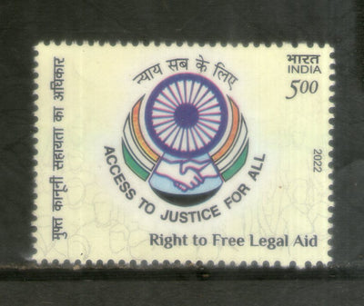 India 2022 Right for Free Legal Aid 1v MNH