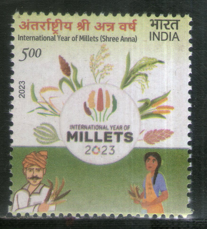 India 2023 International Year of Millets Agriculture Food 1v MNH