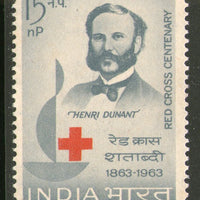 India 1963 Red Cross Centenary Henry Dunant Phila-383 MNH