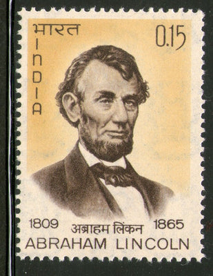 India 1965 Abraham Lincoln US President Phila-414 MNH