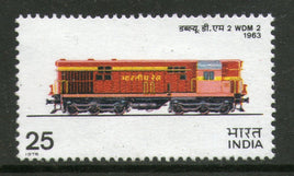 India 1976 Indian Locomotives - WDM2 Railway Transport Phila-682 1v MNH