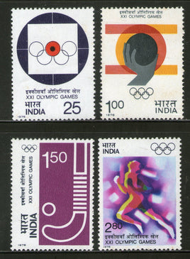 India 1976 XXI Olympic Games Montreal Hockey Sports Phila 691a MNH