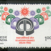 India 1981 IX Asian Games Logo Jantar Mantar Phila-859 MNH