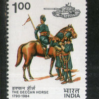 India 1984 Deccan Horse Military Phila-957 MNH